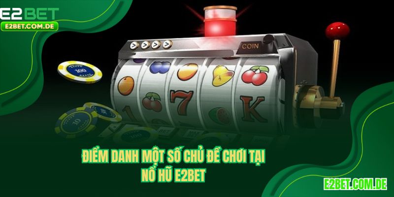 Điểm danh các chủ để slot game được yêu thích hiện nay